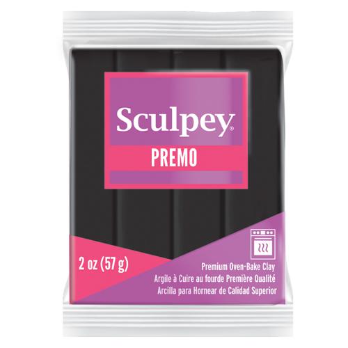 Sculpey Premo Black 57g - Polymeerklei / Boetseerklei