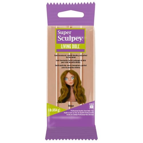 Sculpey Super Sculpey Living Doll Beige 454g - Polymeerklei