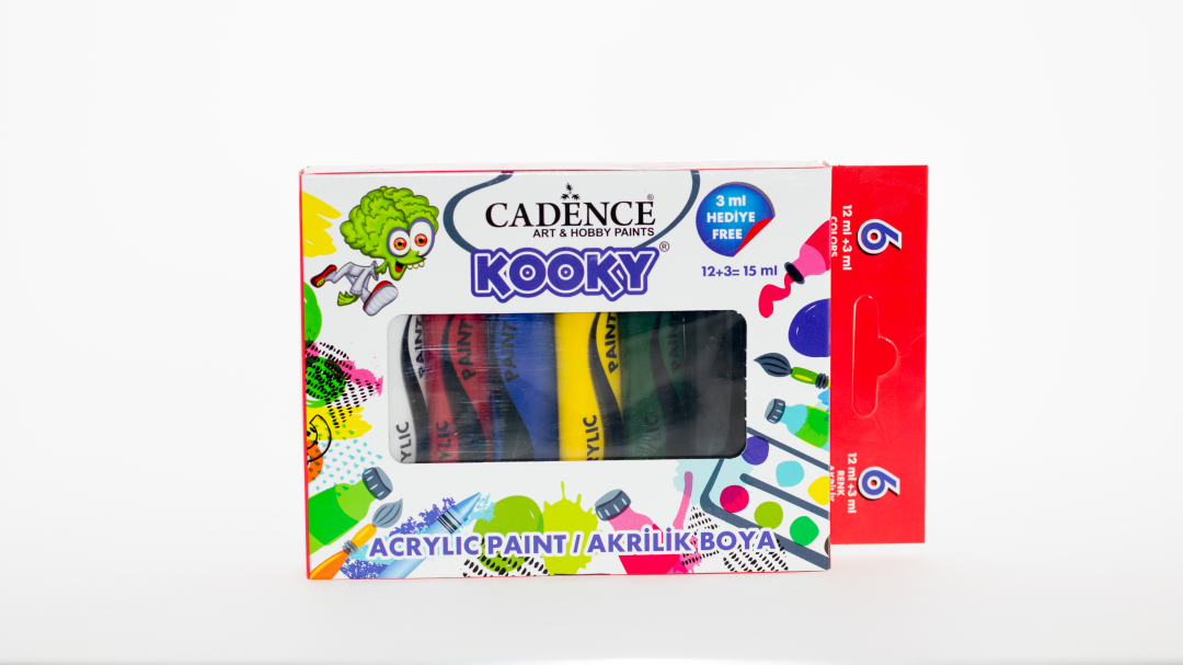 Cadence Kooky Acrylic Paint Set 6x15 ml