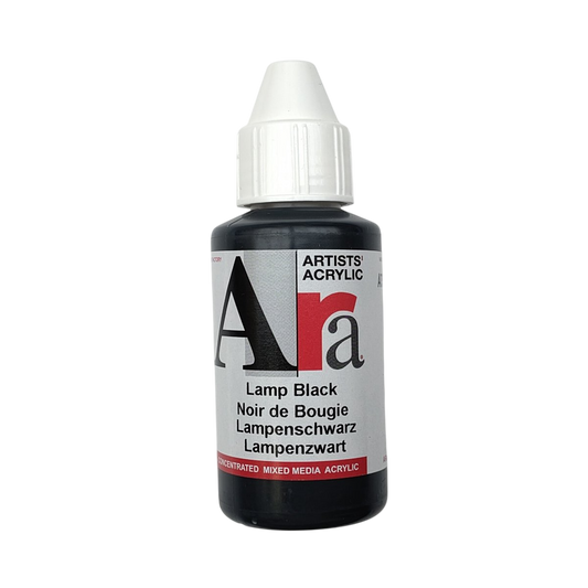 Ara Acrylfarbe Lamp Black 100 ml
