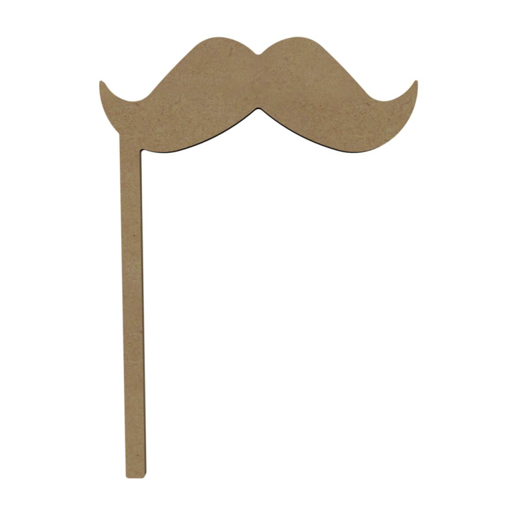 MDF Figuur Props Snor 26 cm
