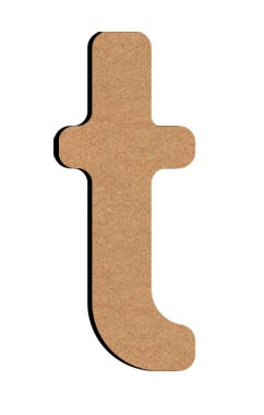 Gomille MDF Letter T 5 cm