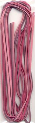 Imitationslederband 3 mm Rosa 3x2 m