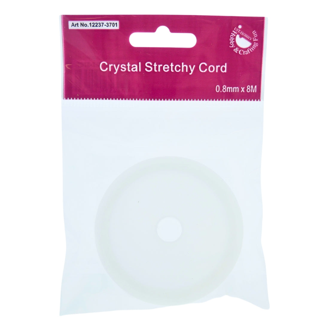 Elastic Thread 0.8 mm 8 m Clear