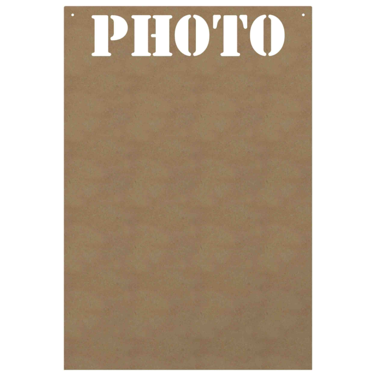 MDF Figuur Plaat Foto 58 cm