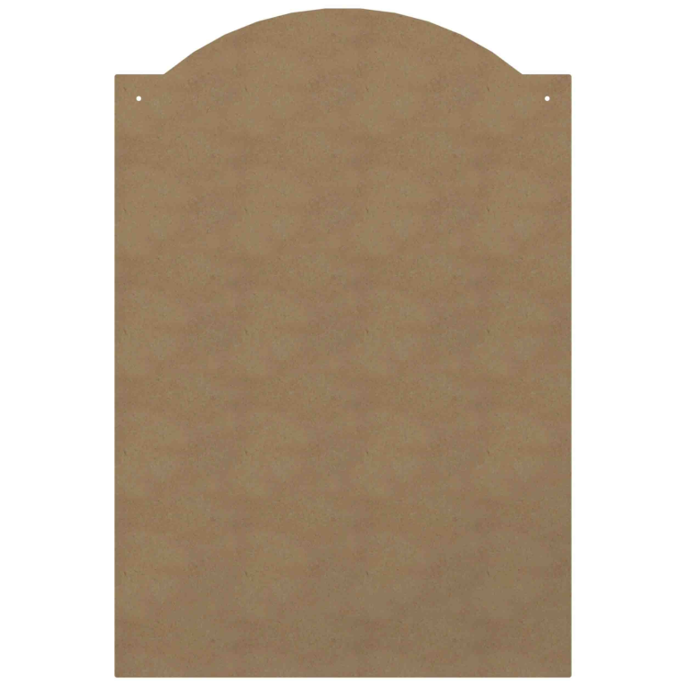 MDF Figure Rounded Board 58 cm