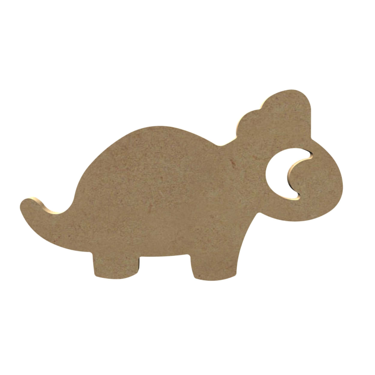 MDF-Figur Cartoon Tryceratops 15 cm