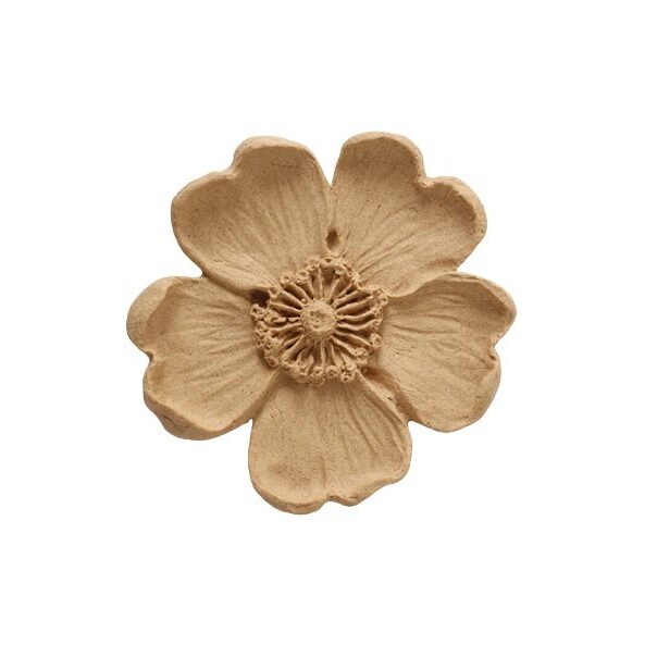 Pentart Elastisch Houten Bloem 4 cm