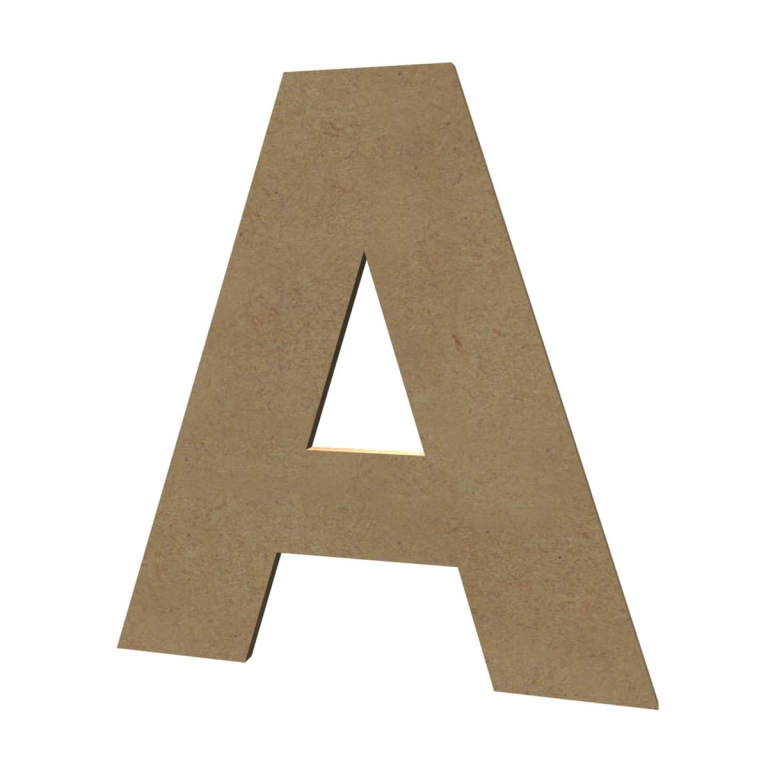 Gomille MDF Großbuchstabe A 20 cm