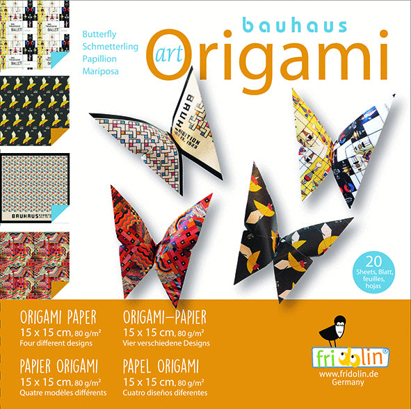 Fridolin Art Origami 15x15 cm 20 vel Vlinders