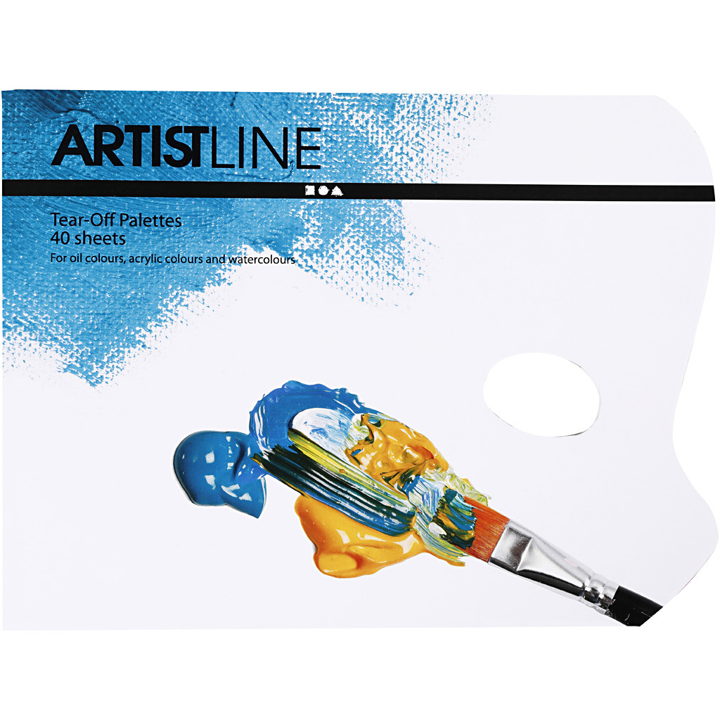 Artistline Abreißpalette Papier 31x23cm 40 Stück