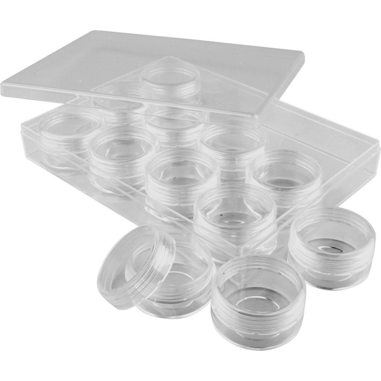 CC Opslagdoos met Potjes 35mm 12 stuks