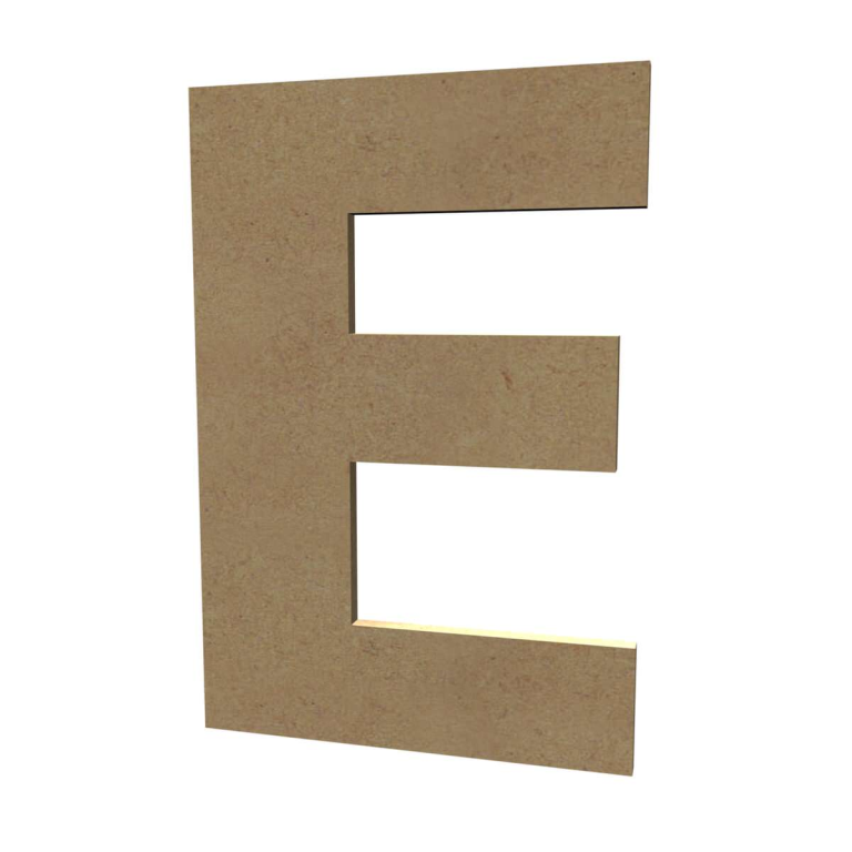 Gomille MDF Großbuchstabe E 20 cm