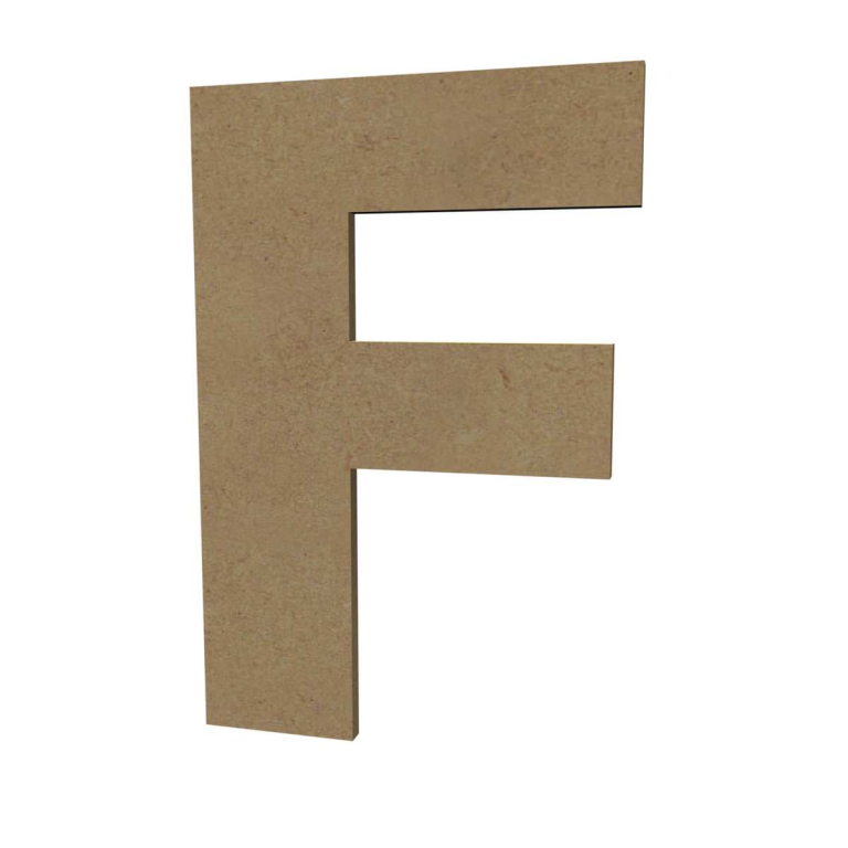 Gomille MDF Hoofdletter F 20 cm