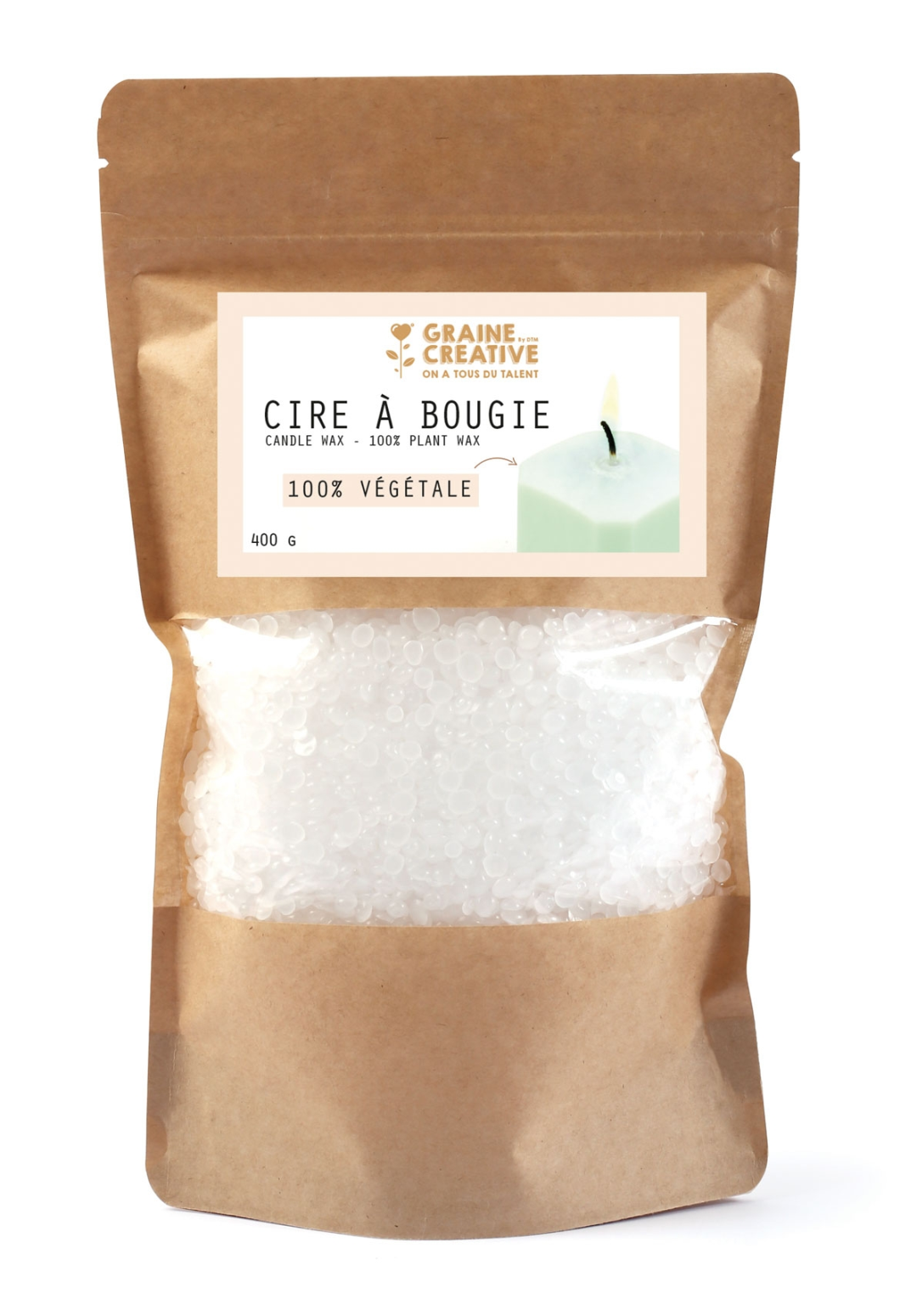 GC Candle Wax Vegetable 400g