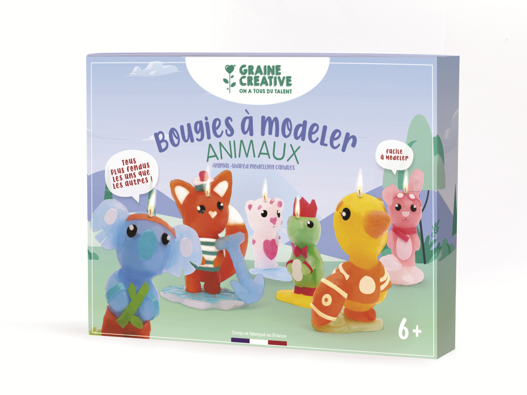 GC Kaarsen Kneden Set Dieren