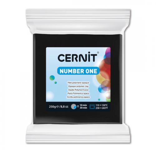 Cernit Soft Zwart Nr.100 250g - Polymeerklei / Boetseerklei