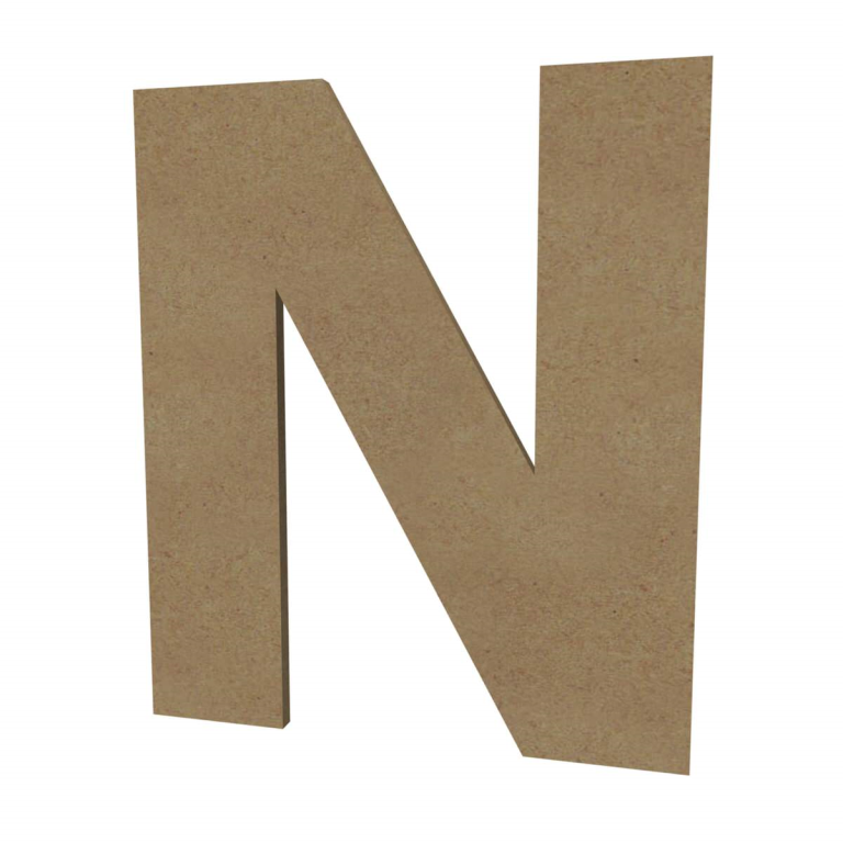 Gomille MDF Hoofdletter N 20 cm