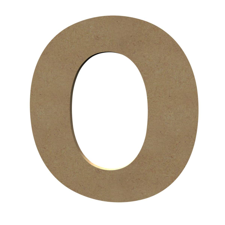 Gomille MDF Hoofdletter O 20 cm