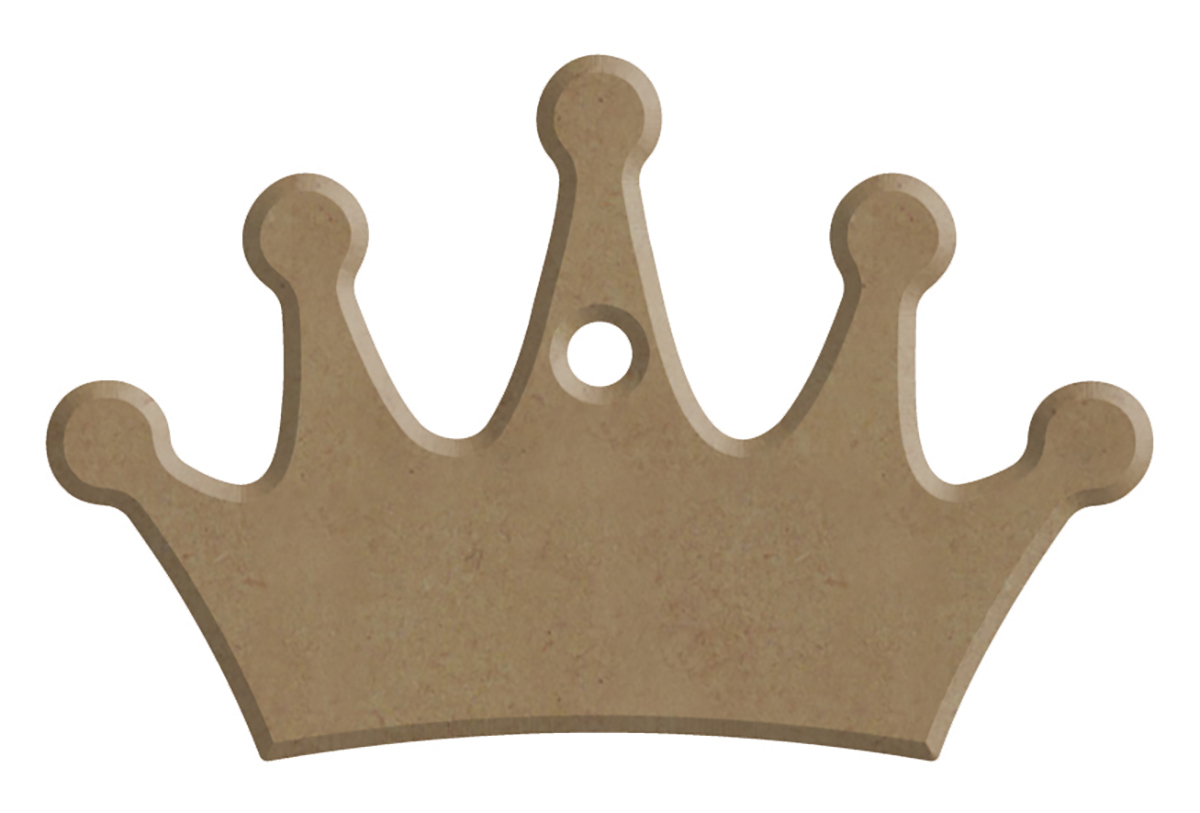 Gomille MDF Figure 7x4 cm Crown