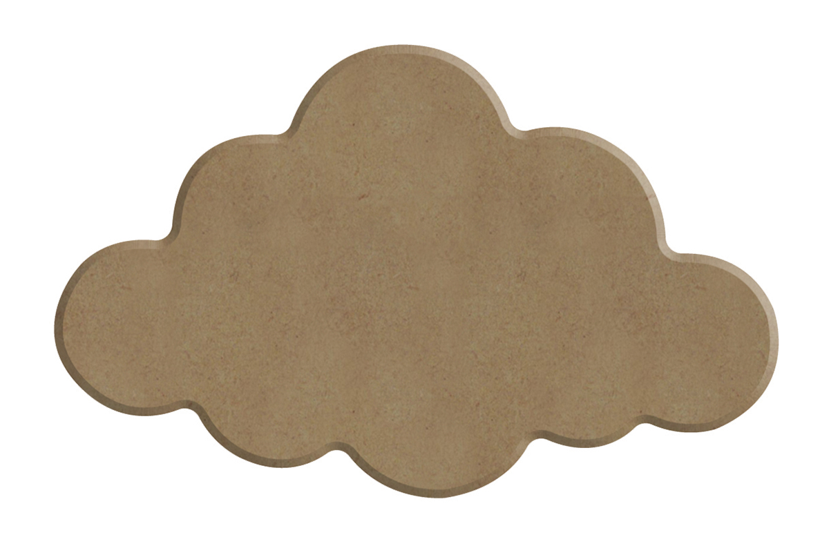 Gomille MDF Figur 9x6 cm Wolke