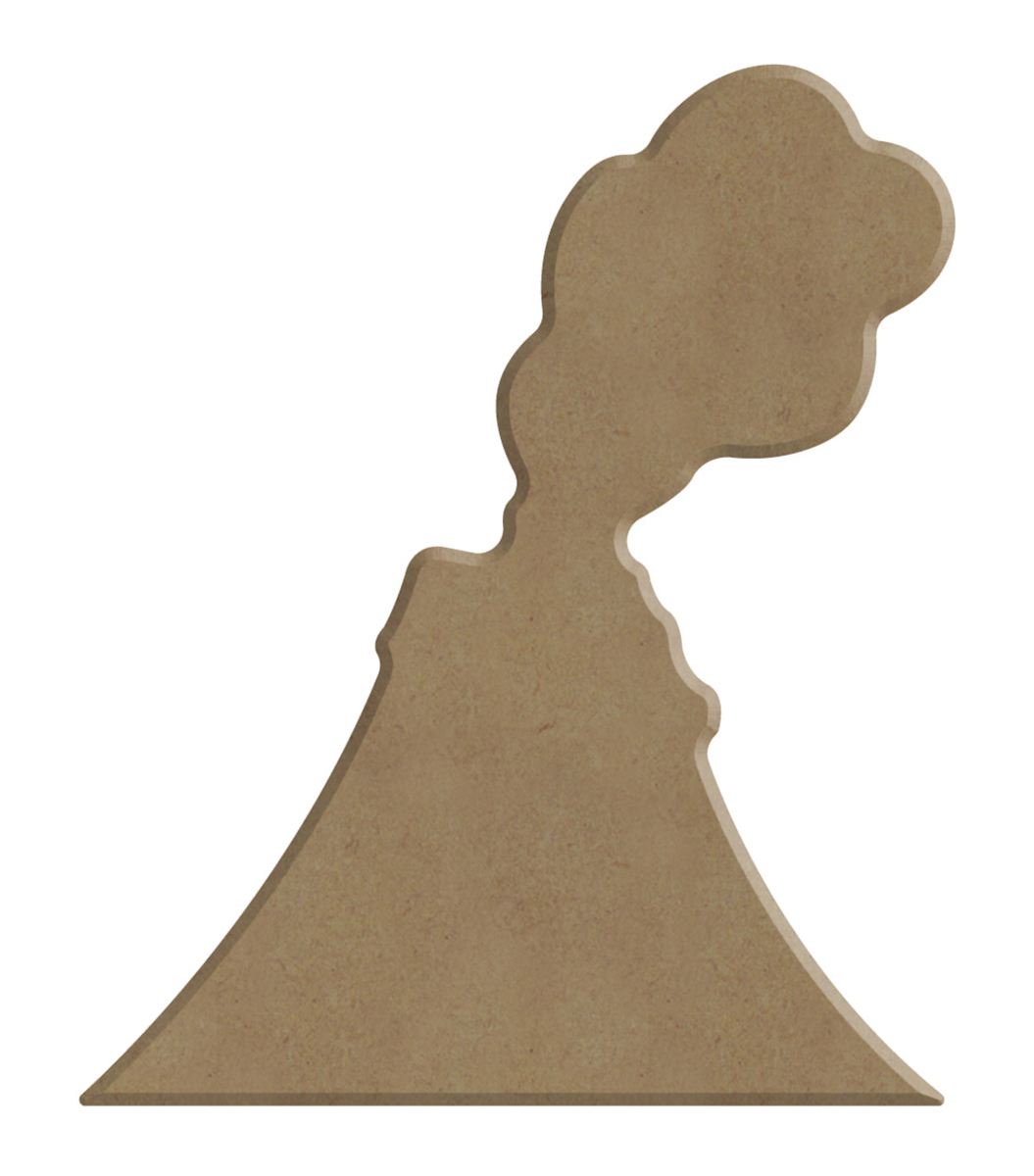 Gomille MDF-Figur 7x9 cm Vulkan