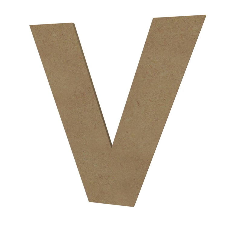 Gomille MDF Capital Letter V 20 cm