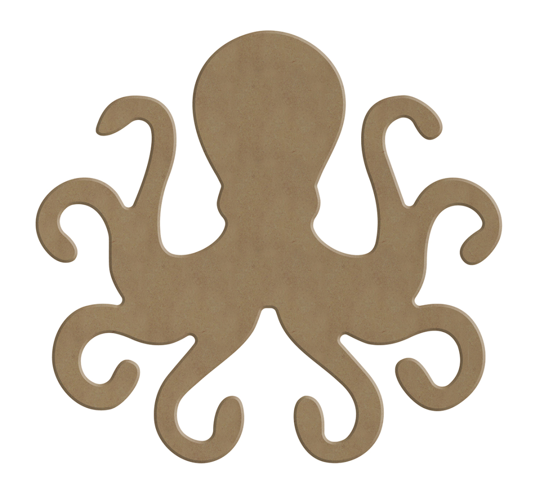 Gomille MDF Figur 19x17 cm Oktopus