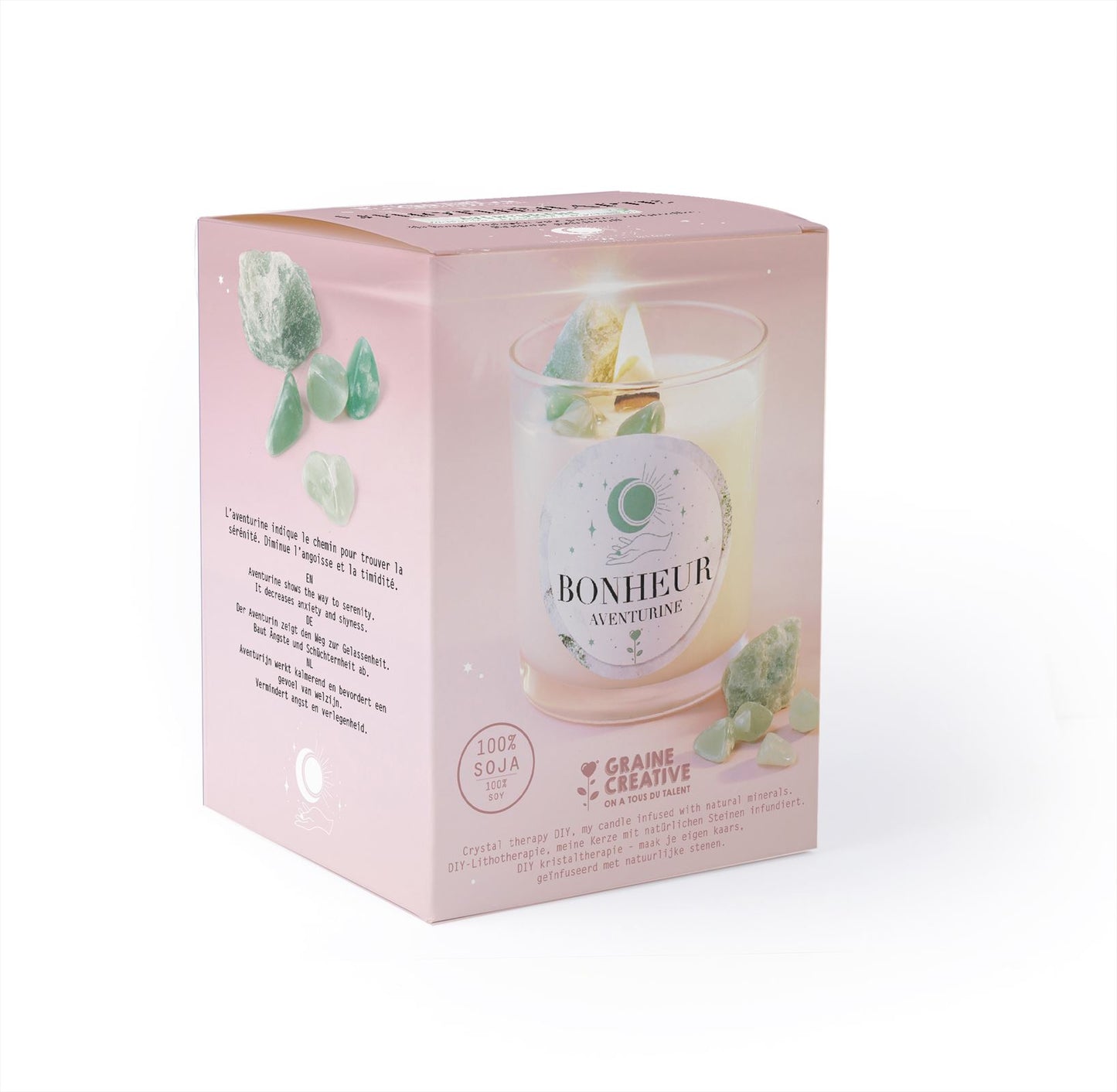 GC DIY Kit Edelstenen Therapie Kaars Maken Aventurijn