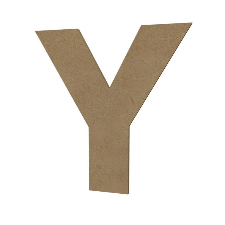 Gomille MDF Hoofdletter Y 20 cm