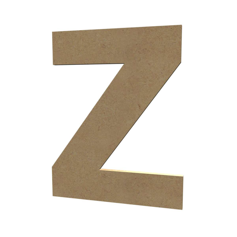 Gomille MDF Großbuchstabe Z 20 cm