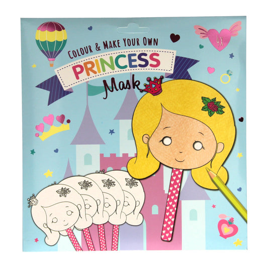 Wins Kartonnen Maskers Prinsessen 4 stuks