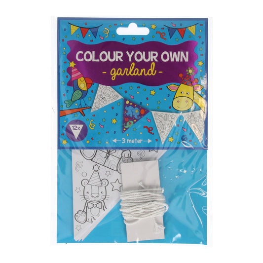 Wins Kleur je Eigen Slinger Set 12 Vlaggen 20 × 15 cm