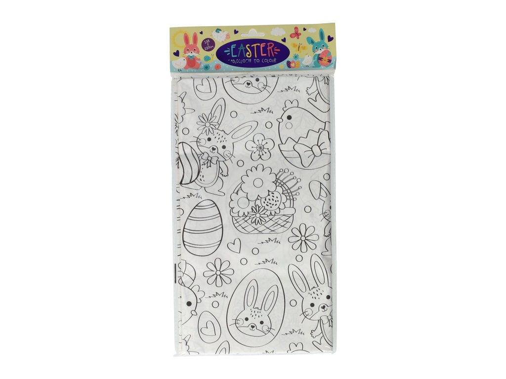 Wins Papier-Tischdecke zum selbst Ausmalen Ostern 138 x 220 cm