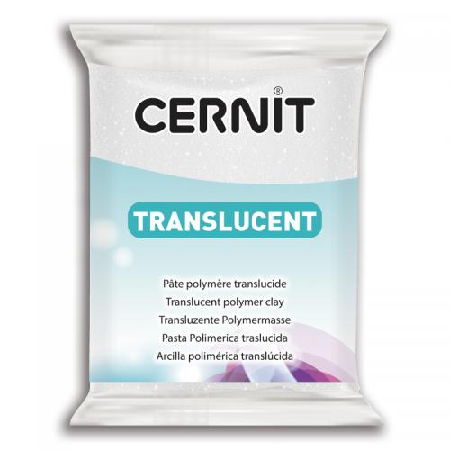 Cernit Transparant Glitter Wit 010 Polymeerklei - 56gr Klei