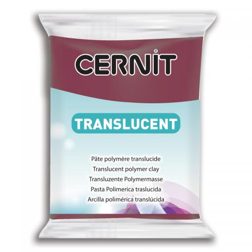Cernit Transparant Bordeaux 56gr - Polymeerklei & Boetseerklei