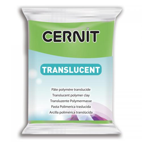 Cernit Translucent Groen nr.605 56gr - Polymeerklei / Boetseerklei