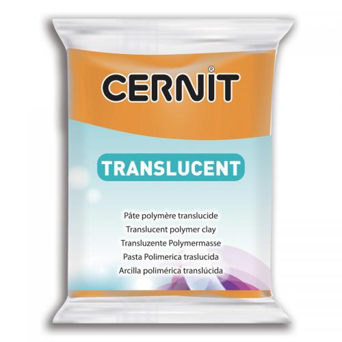 Cernit Translucent Oranje 56gr - Polymeerklei / Boetseerklei