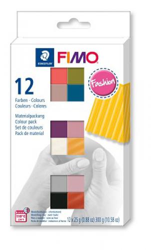Fimo Soft Set 12-delig Fashion - Polymeerklei / Boetseerklei