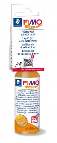 Fimo Liquid Goudkleur 50ml - Flexibele Polymeerklei / Boetseerklei