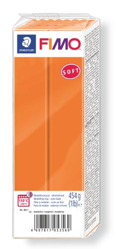Fimo Soft Oranje Grootverpakking (454g) - Polymeerklei / Boetseerklei