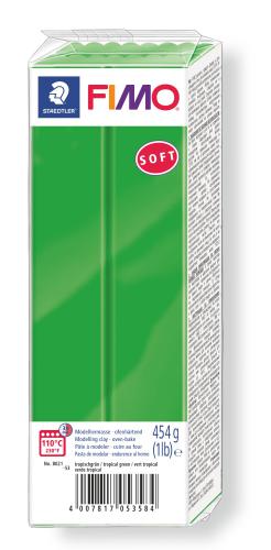 Fimo Soft Grootverpakking Tropisch Groen 454g - Polymeerklei