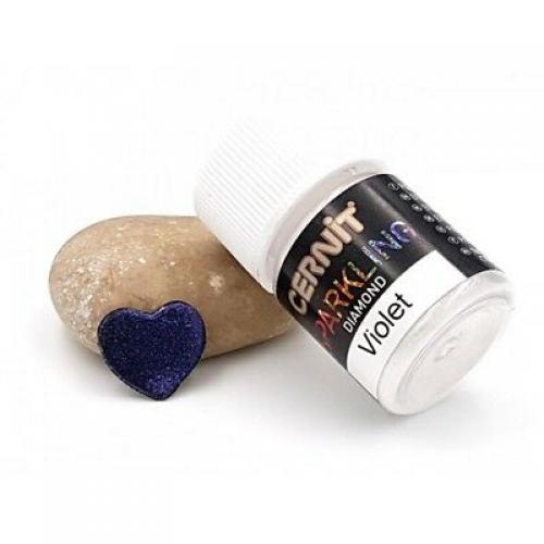 Cernit Sparkling Mica Diamond Violet - Polymeerklei / Boetseerklei