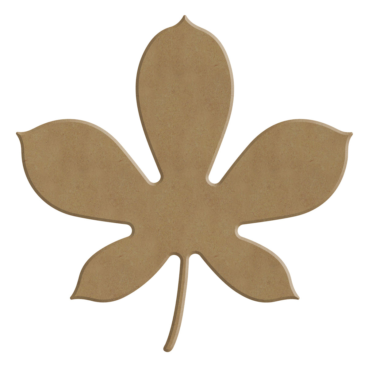 Gomille MDF Figuur Kastanjeblad 13x13 cm