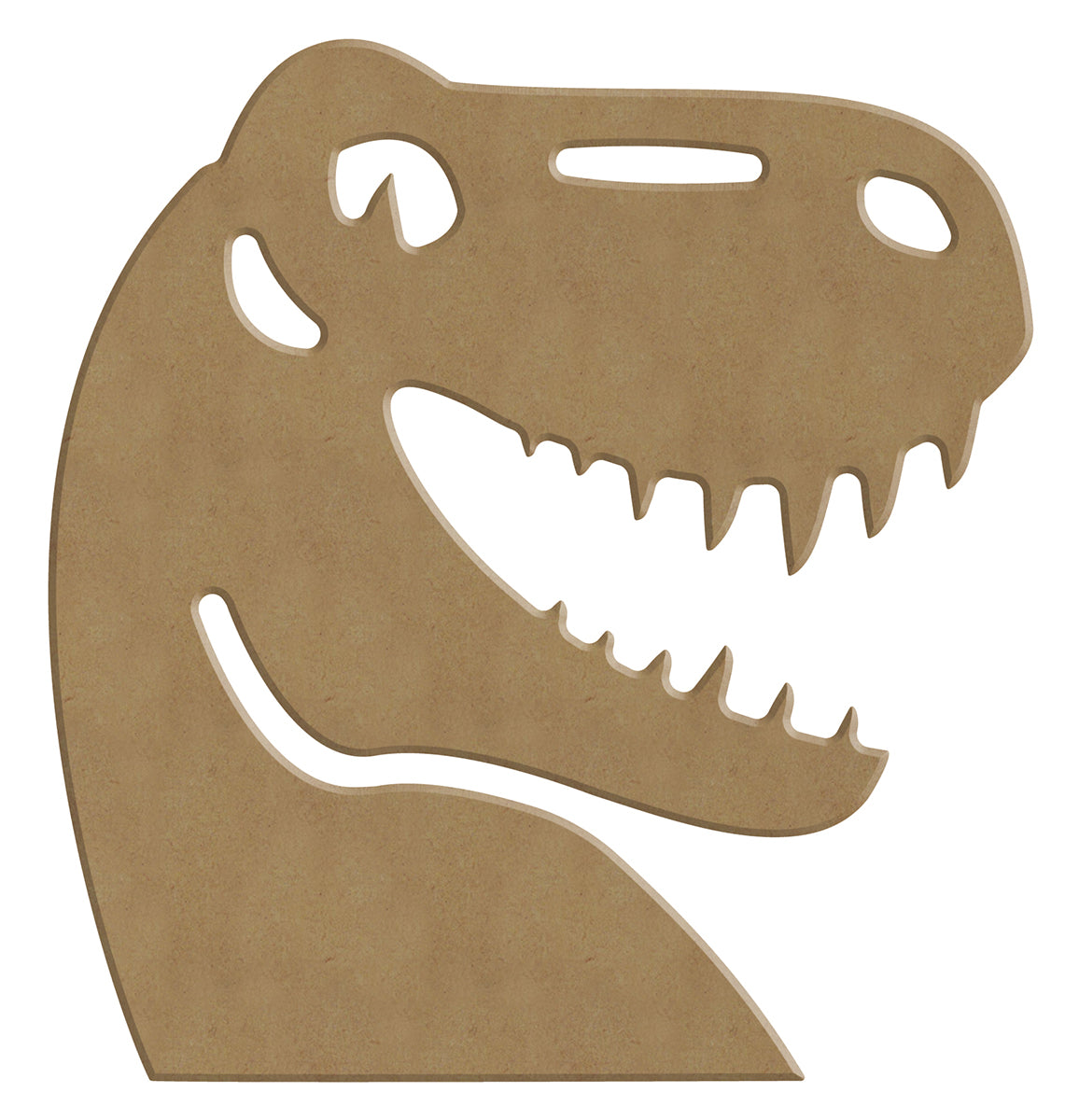 Gomille MDF Figure 14x14 cm Dinosaur Head