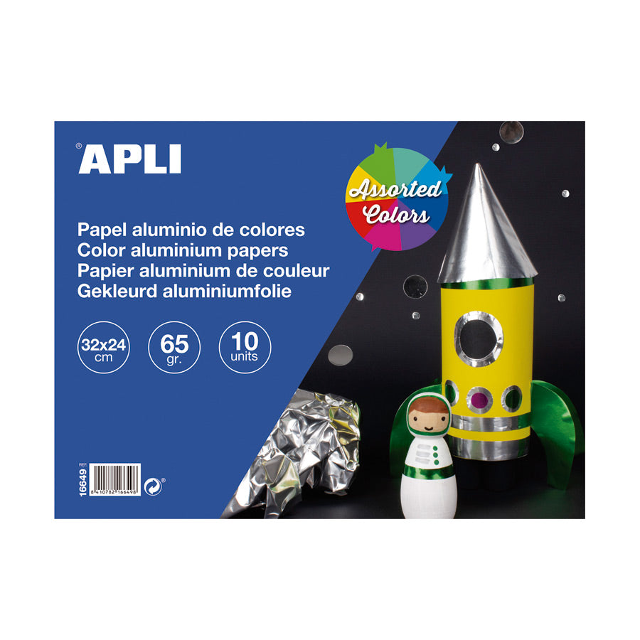Apli Blok Aluminiumpapier 32x24 cm 10 vel