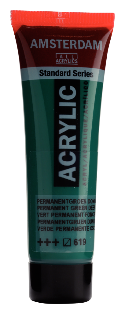 Royal Talens Amsterdam acrylverf 20 ml 619 - Permanentgroen Donker