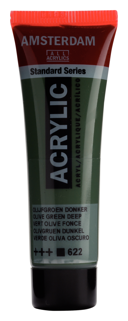 Royal Talens Amsterdam acrylverf 20 ml 622 - Olijfgroen Donker
