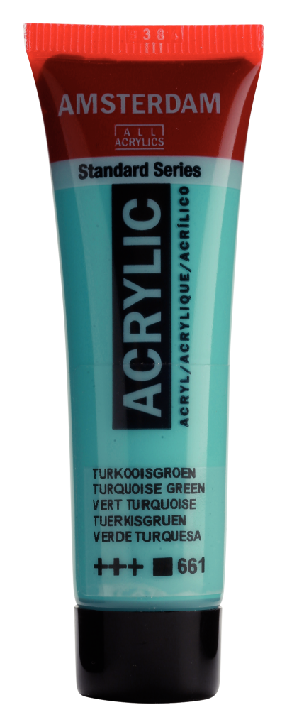 Royal Talens Amsterdam acrylic paint 20 ml 661 - Turquoise Green
