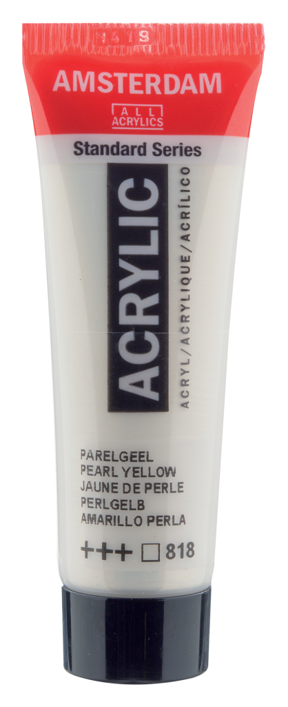 Royal Talens Amsterdam Acrylic Paint 20 ml 818 - Pearl Yellow
